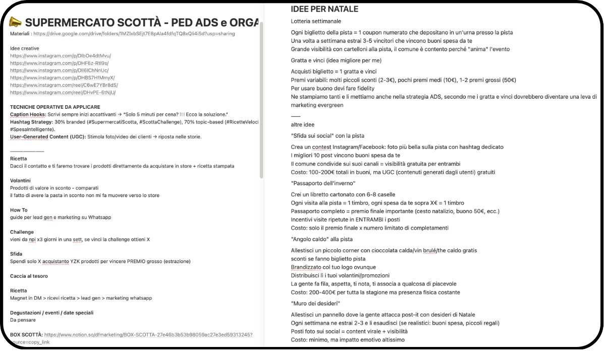 PED ADS e Organico pianificazione